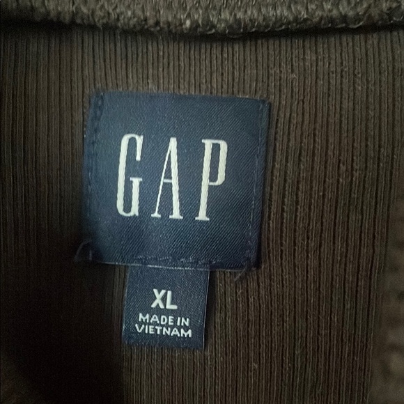 Gap Brown Ridded Mockneck Sweater Sz XL - Picture 3 of 5